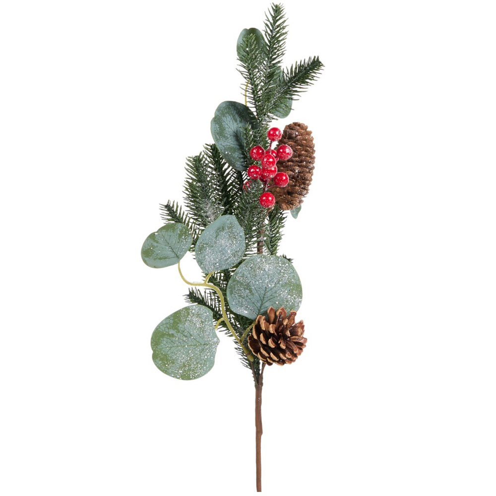 Festive Berry Spray - Red Image 2