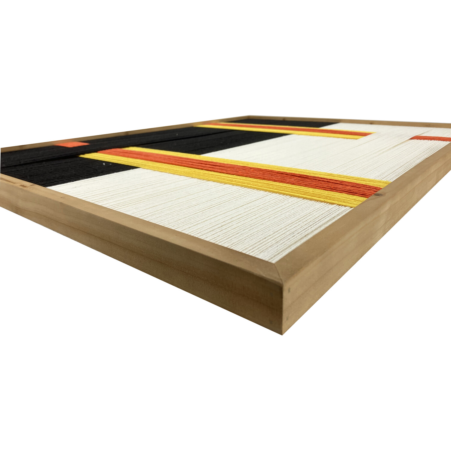 Abstract Woven Modern Framed Art Assorted Image 8