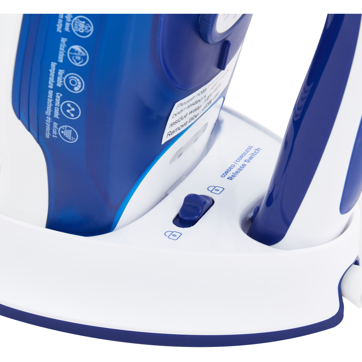 Tower 2 in 1 Ceraglide Cordless Steam Iron 2400W Image 5