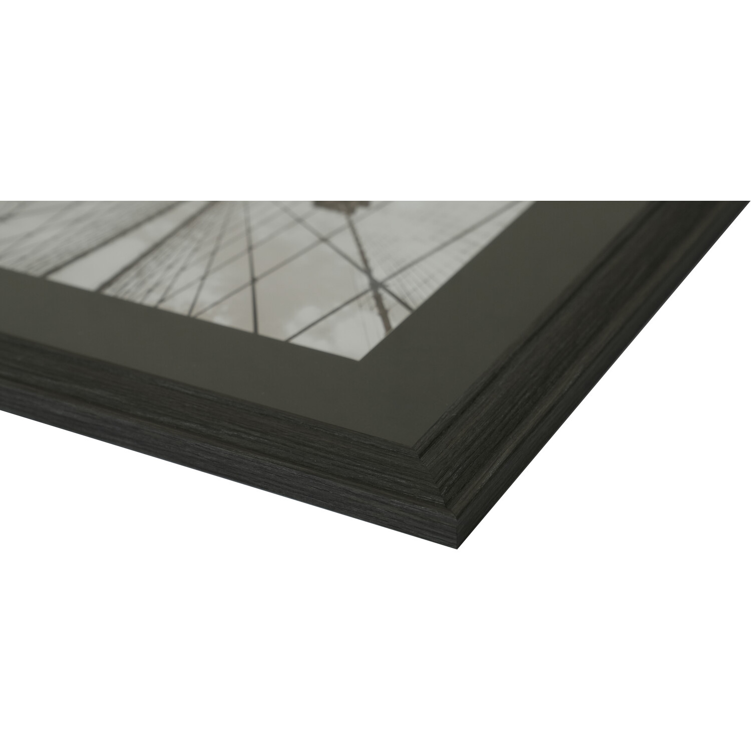 The Port. Co Gallery Winsford Black Mounted Photo Frame 16 x 12 inch Image 3