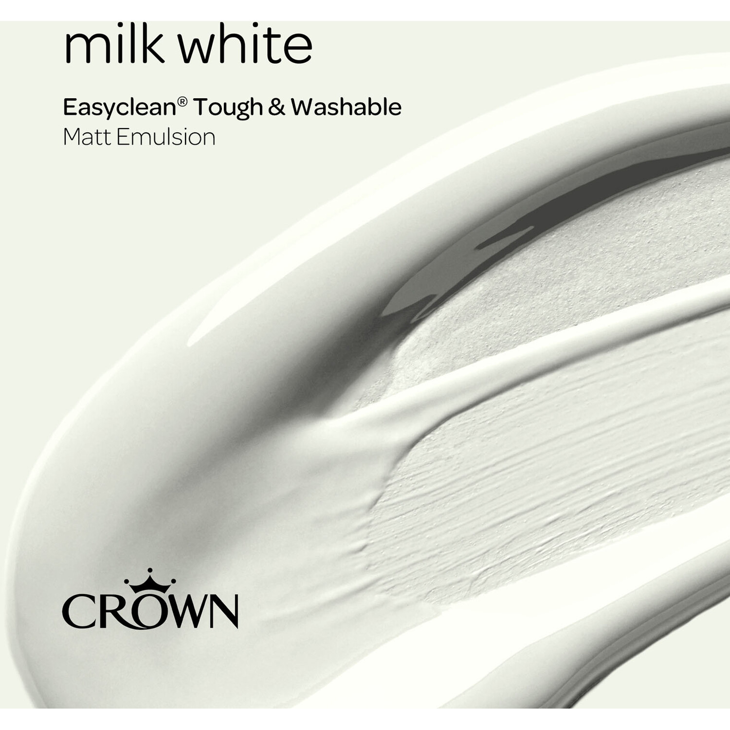 Crown Easyclean Milk White Matt Emulsion Multisurface Paint 2.5L Image 10