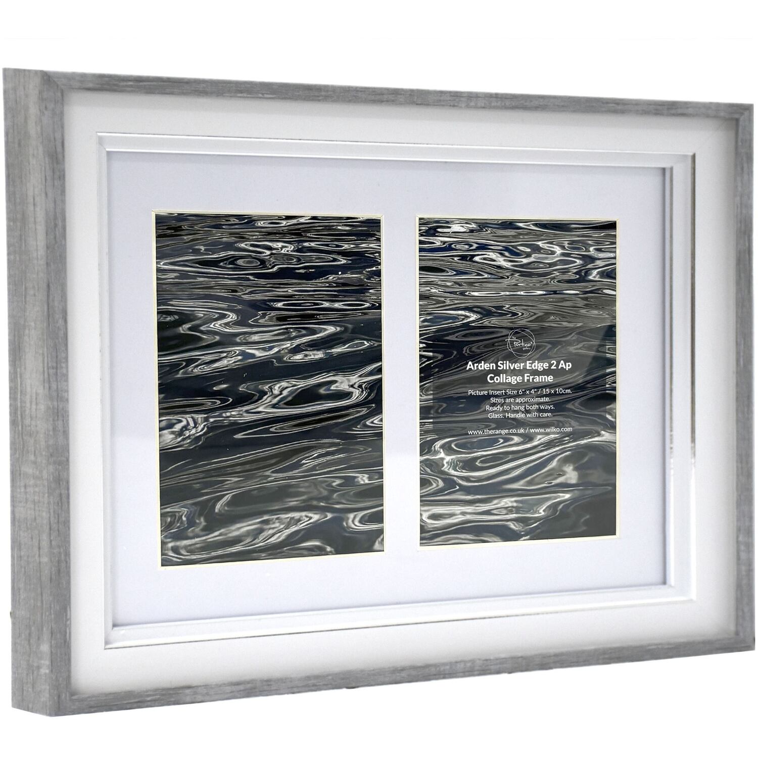 Bronwyn Silver Edge Collage Frame - Silver / 24.5cm Image 2