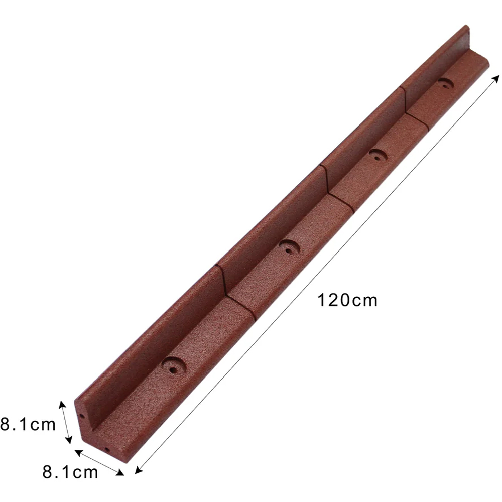 MonsterShop Terracotta 4ft 4 Pack Flexible Lawn Edging Image 6