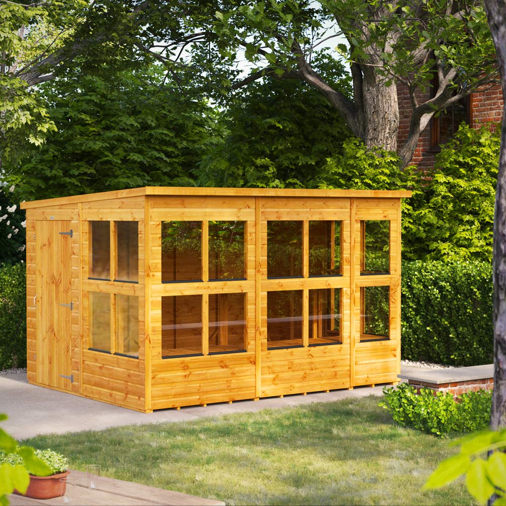 Power 10 x 8ft Pent Potting Shed Image 2