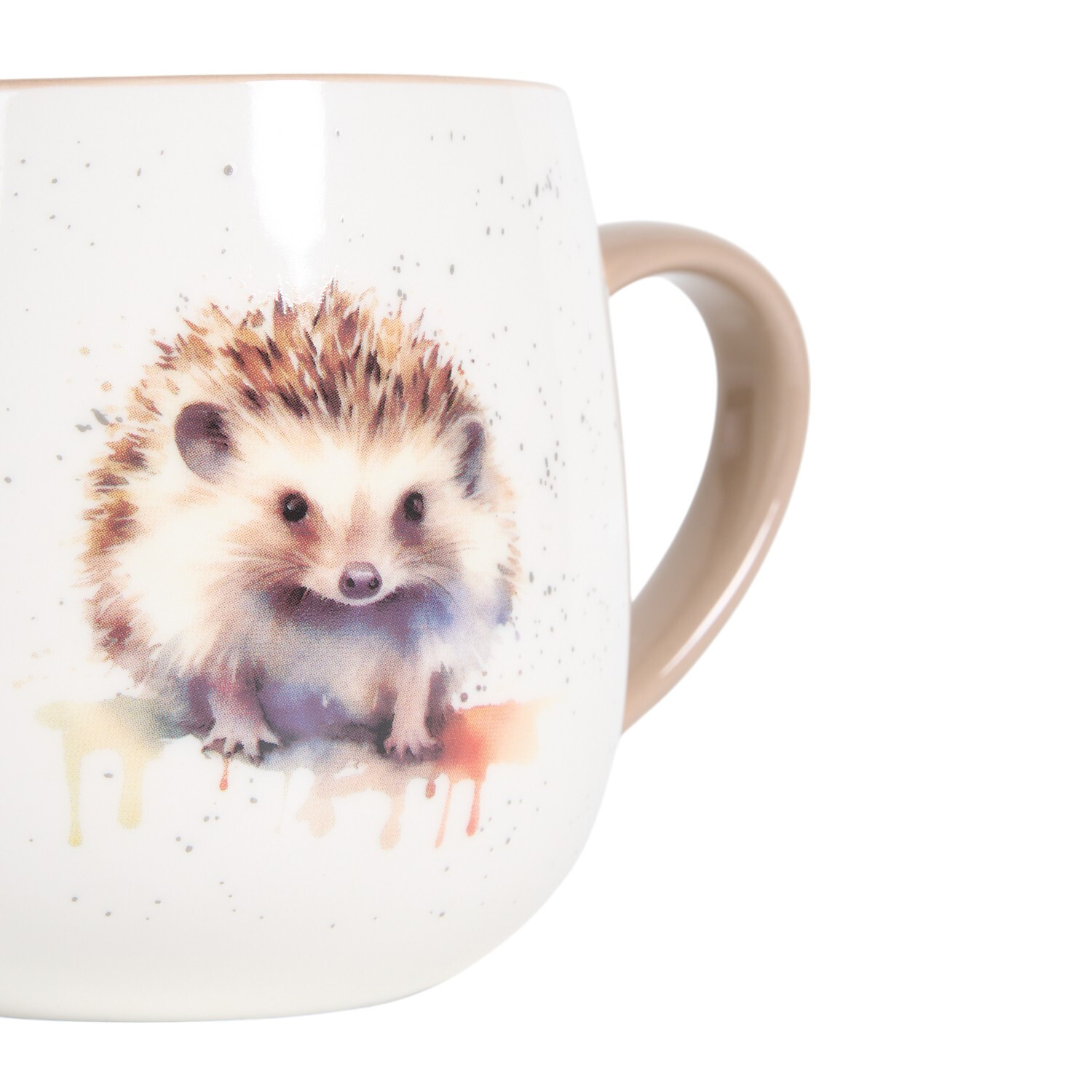 Hedgehog Stoneware Mug 400ml White Image 3