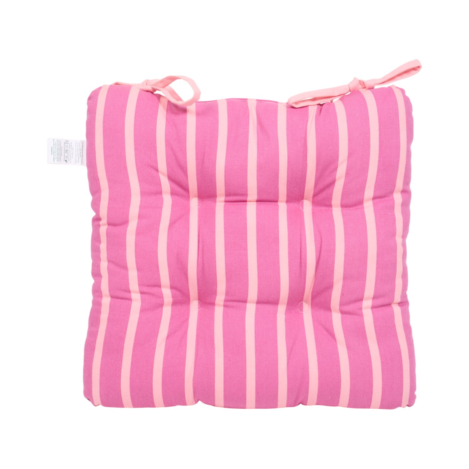 Stripe Design Seat Pad Pink Image 3