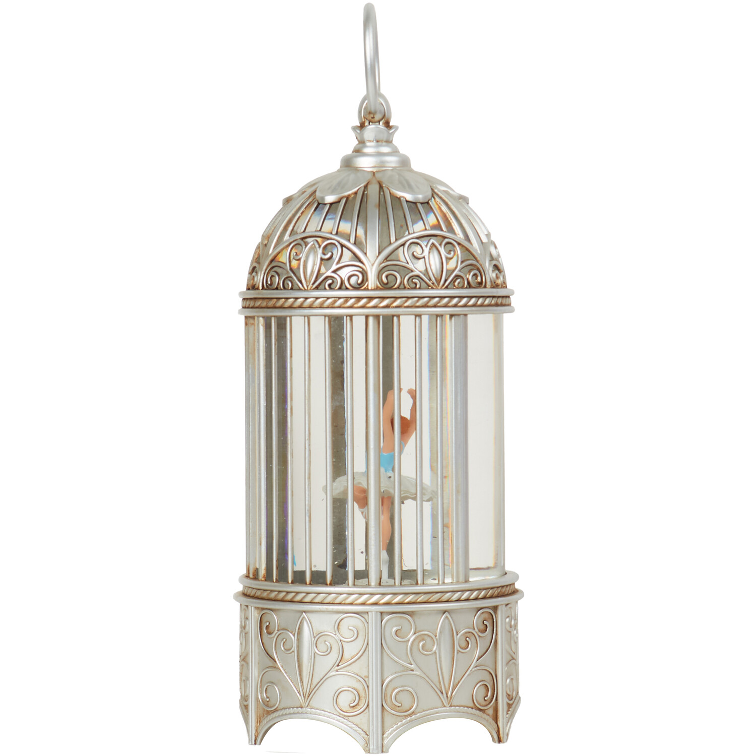 LED Rotating Ballerina Lantern - Silver Image 4