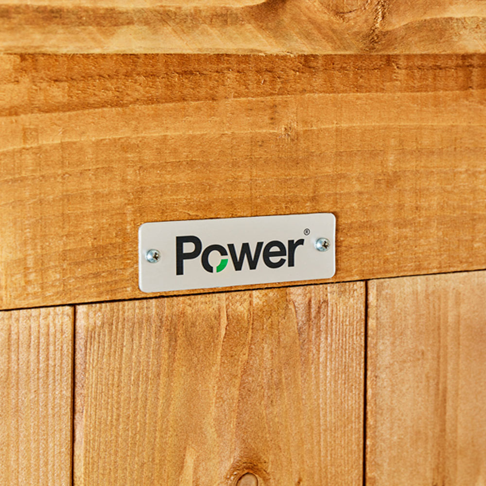 Power 20 x 6ft Overlap Pent Garden Shed Image 3