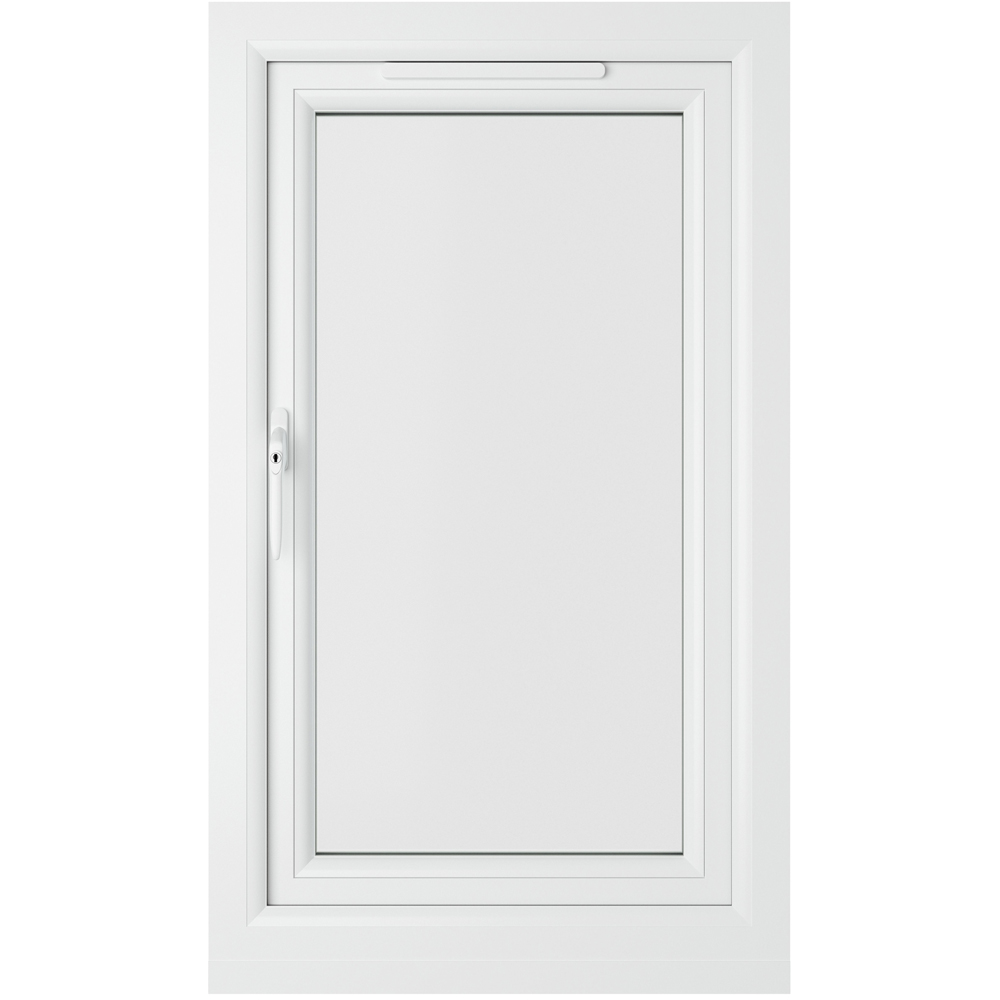 Crystal LH Side Hung White Clear Glass uPVC Triple Glazed Window 610 x 1115mm Image 2