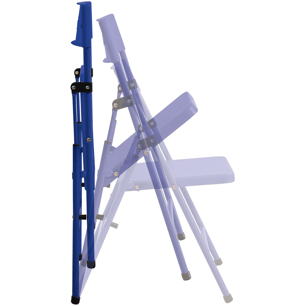 Safety 1 st Kids Blue Pinch Free Foldable Chair 4 Pack Image 4