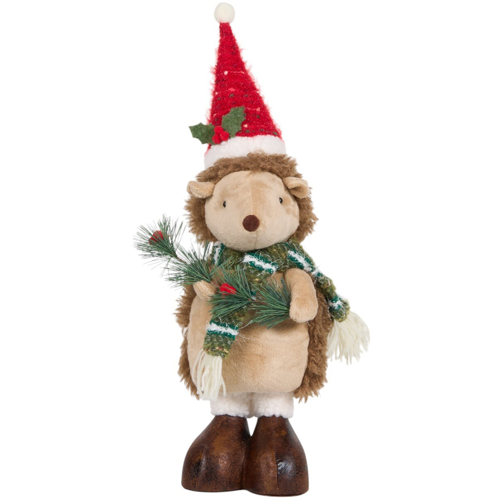 Extendable Christmas Hedgehog Standing Decoration Image 5