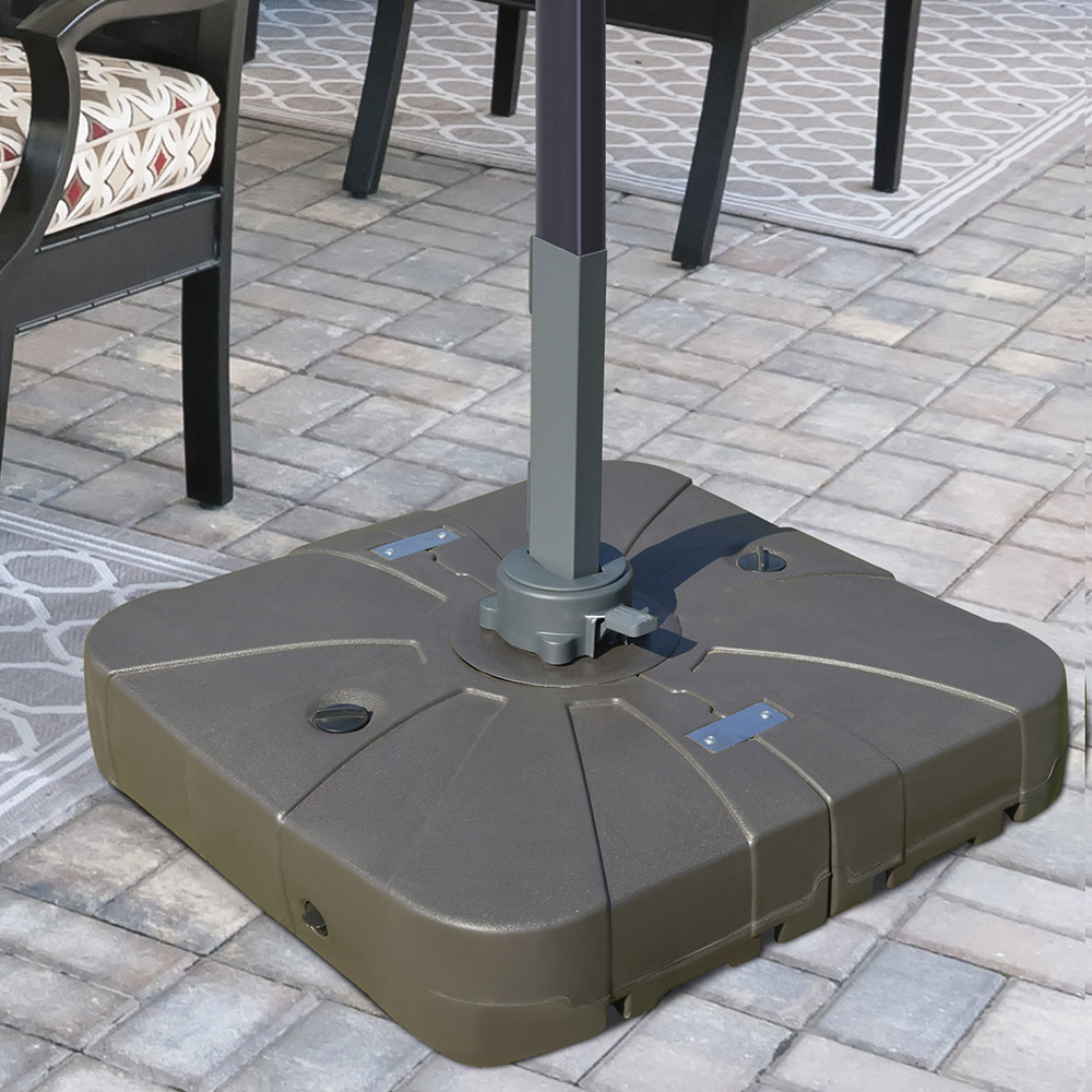 Outsunny Parasol Base with Wheels Image 2