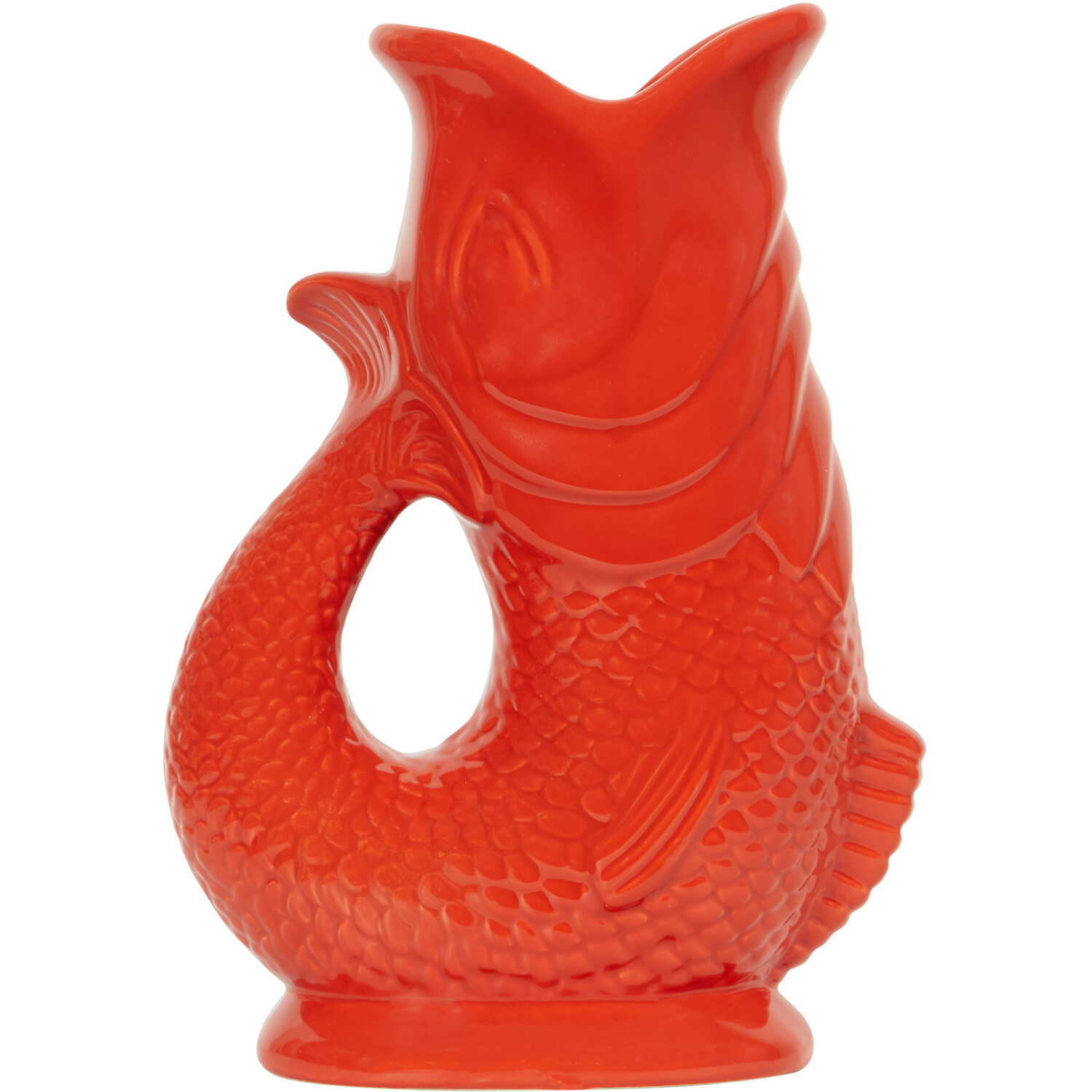 Ceramic Orange Koi Fish Jug 25.8cm Image 4