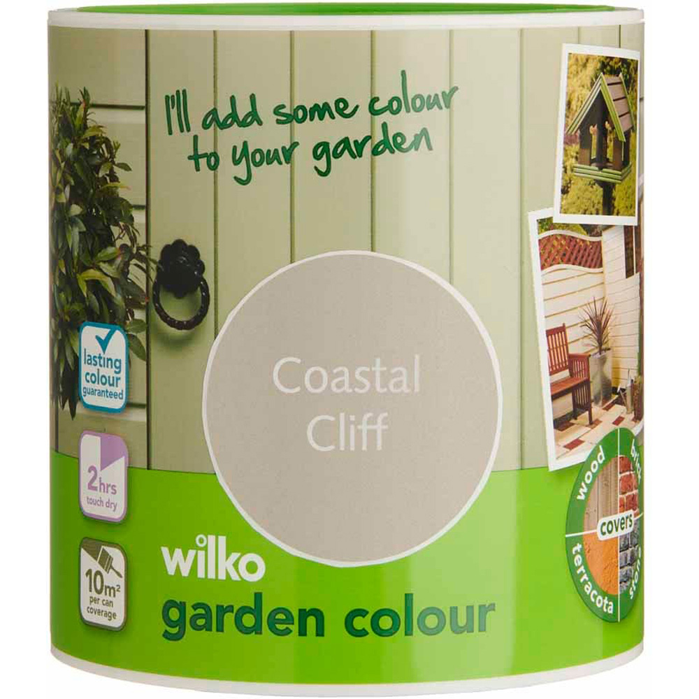 Wilko Garden Colour Coastal Cliff Wood Paint 1L Image 2