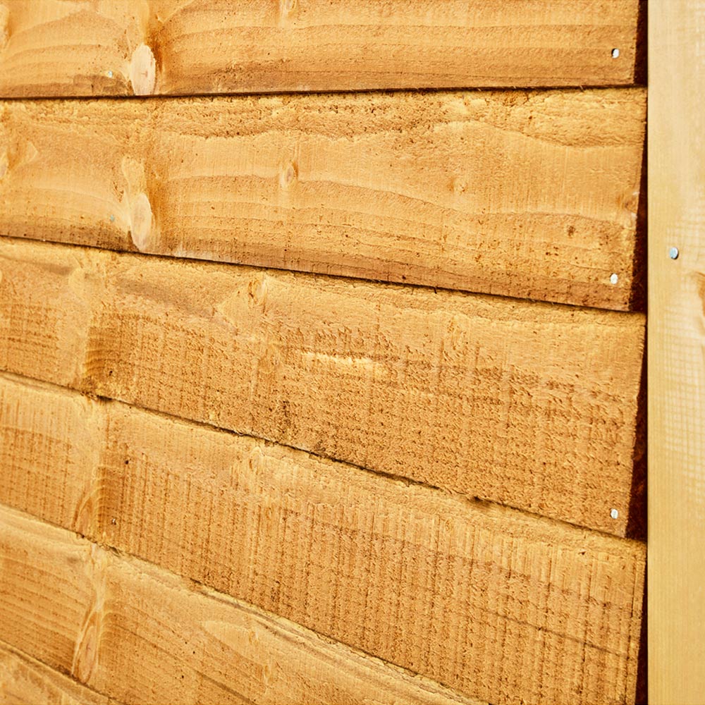 Power Sheds 12 x 4ft Overlap Apex Wooden Shed Image 5