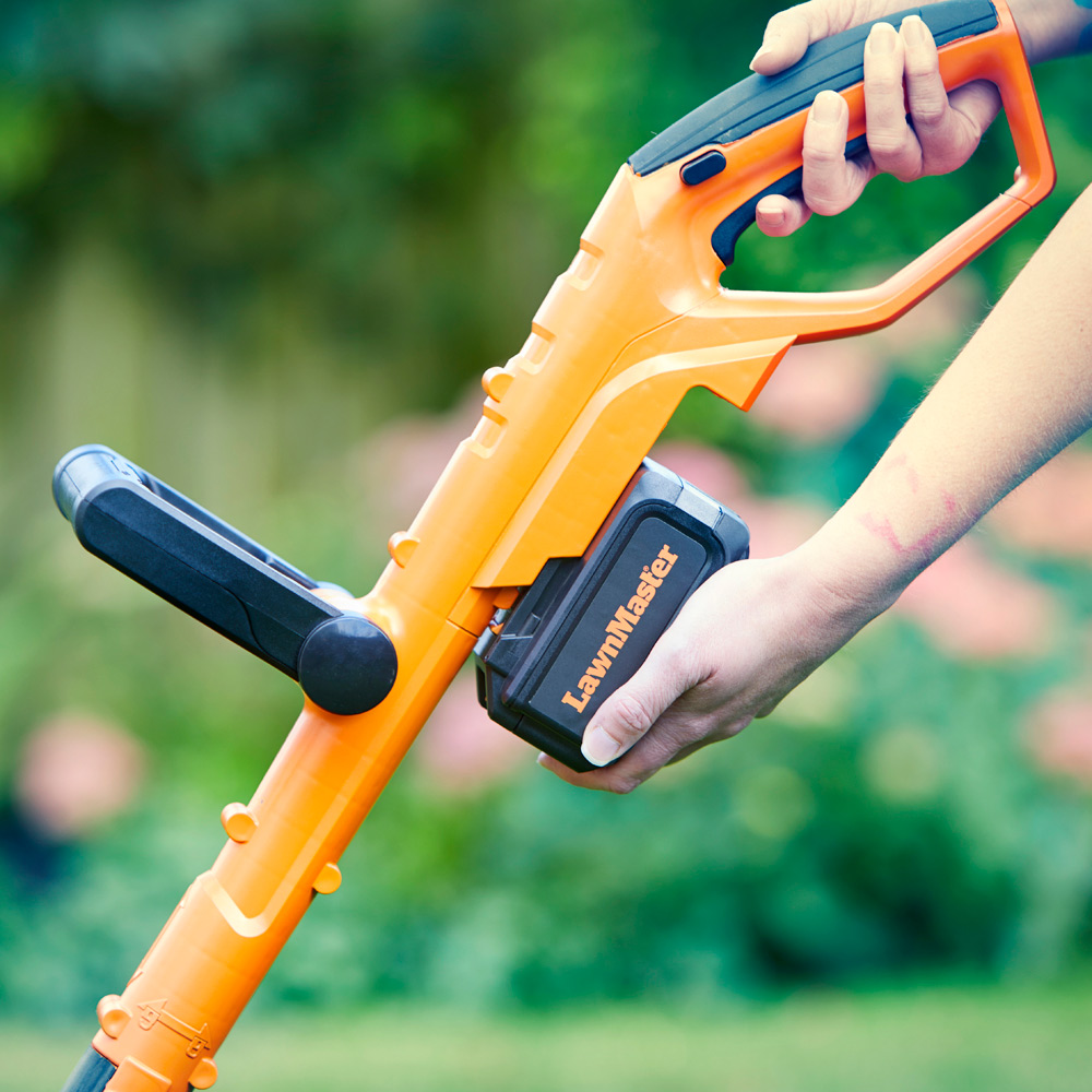 LawnMaster 24V 25cm Cordless Grass Trimmer Image 5