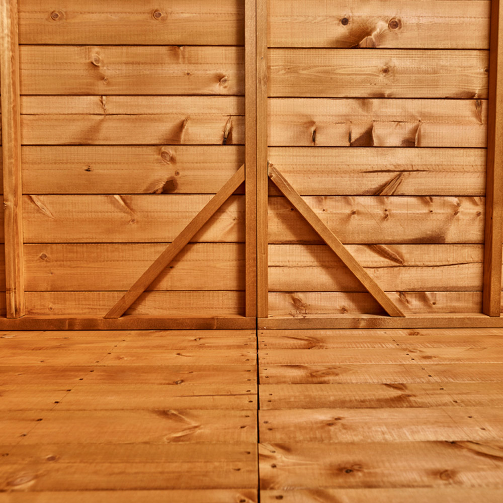 Power Sheds 20 x 8ft Double Door Pent Security Shed Image 2