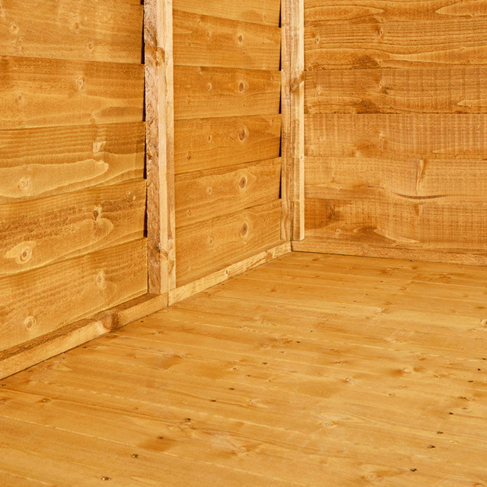 Power Sheds 20 x 4ft Overlap Apex Wooden Shed with Window Image 4