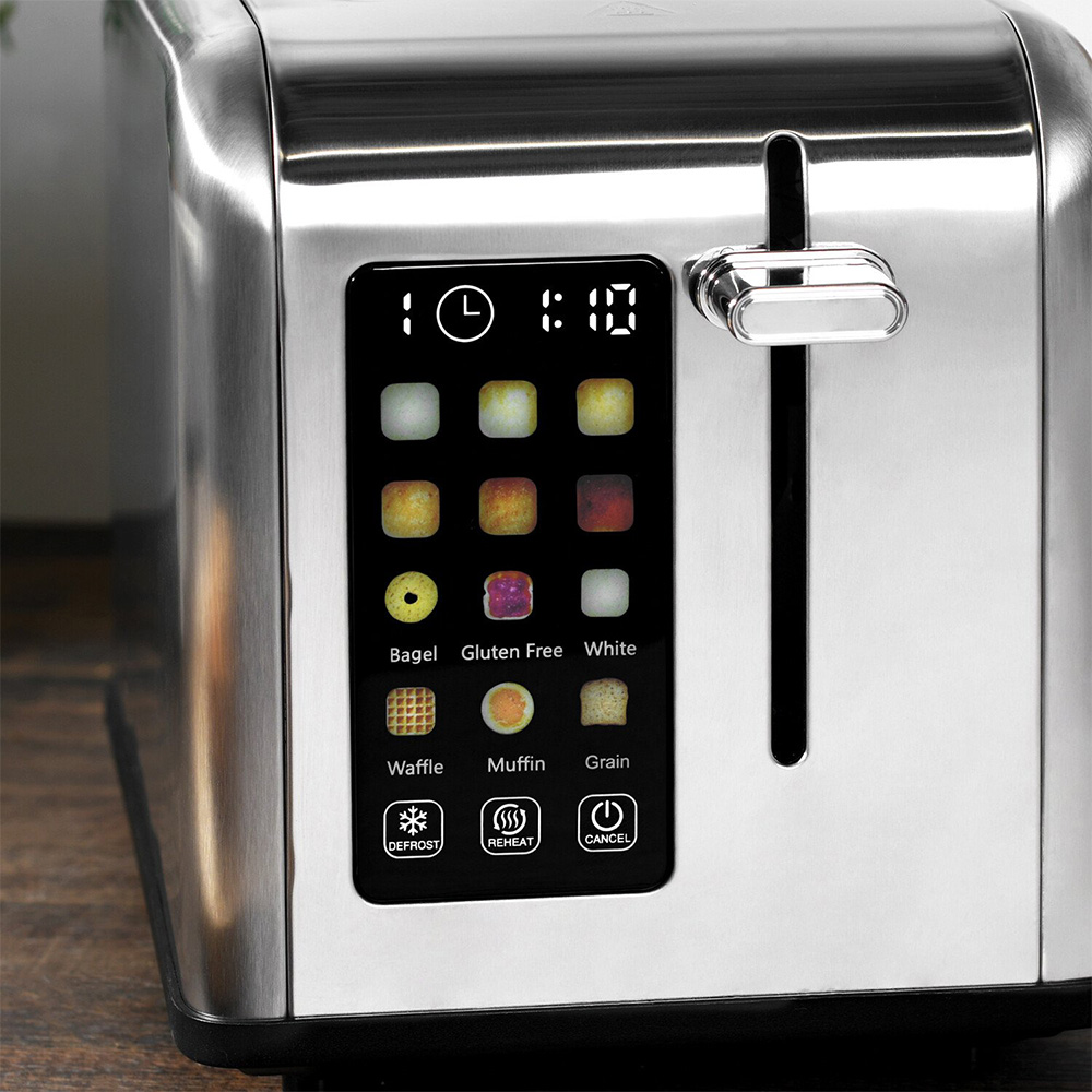 Digital 2 Slice Toaster Silver Image 5