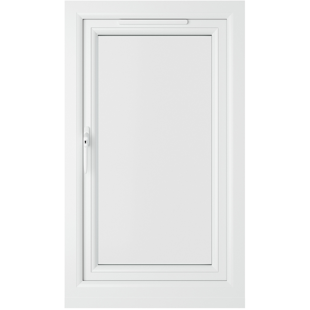 Crystal Black and White LH Side Hung Clear Double Glazed Window 610 x 1115mm Image 3