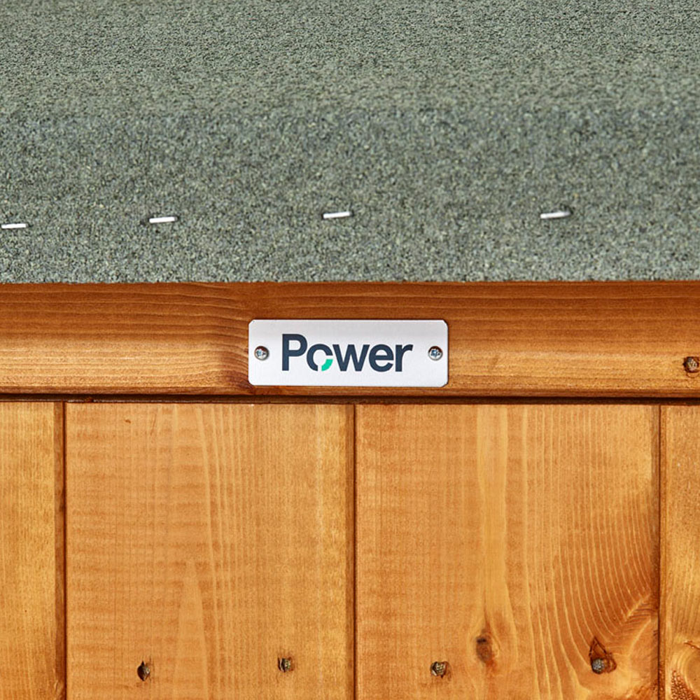 Power Sheds 4 x 8ft Pent Wooden Shed Image 3