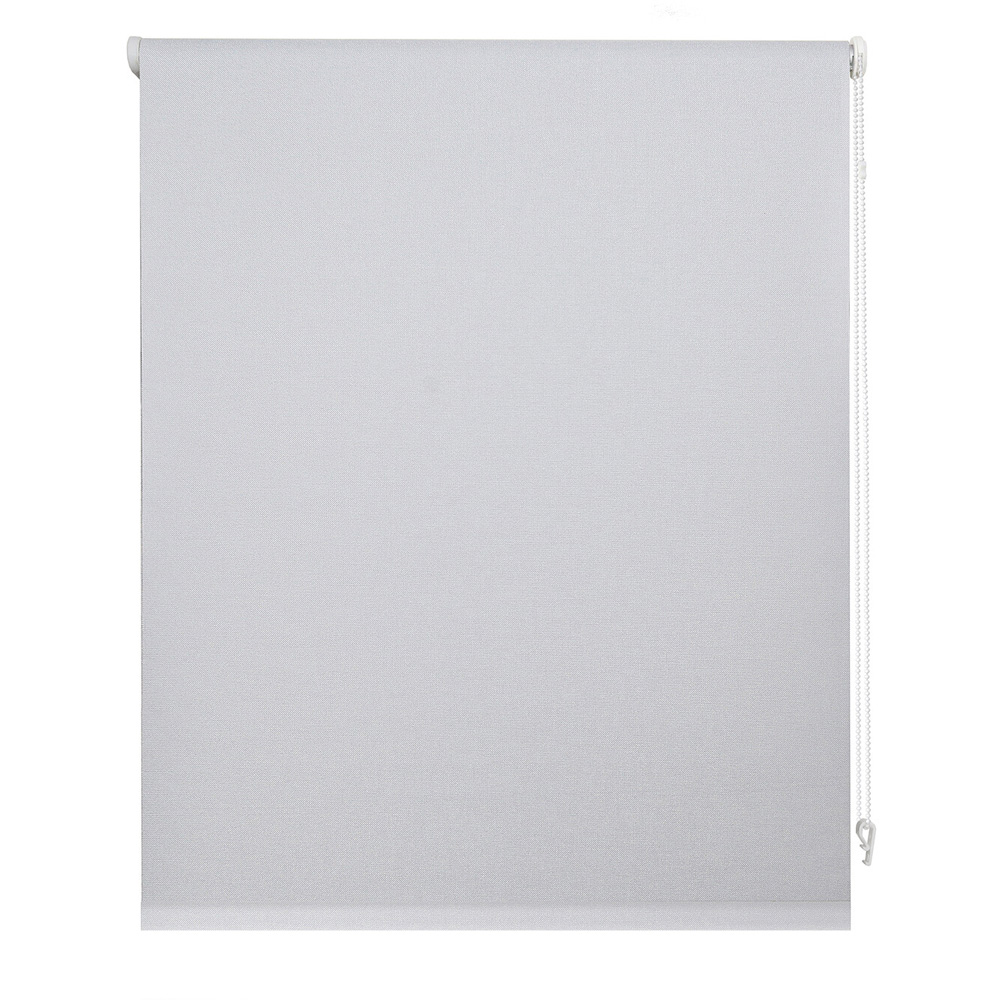 Textured Blackout Roller Blind White 180cm Image 5