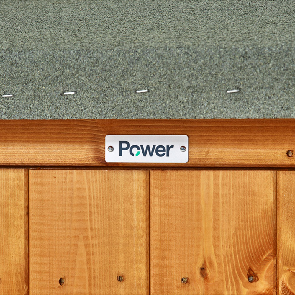 Power Sheds 6 x 4ft Pent Wooden Shed Image 3