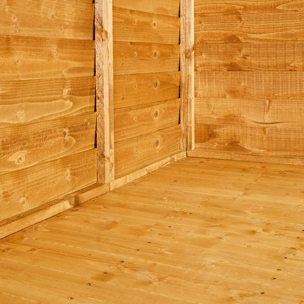 Power Sheds 12 x 4ft Overlap Apex Wooden Shed Image 4