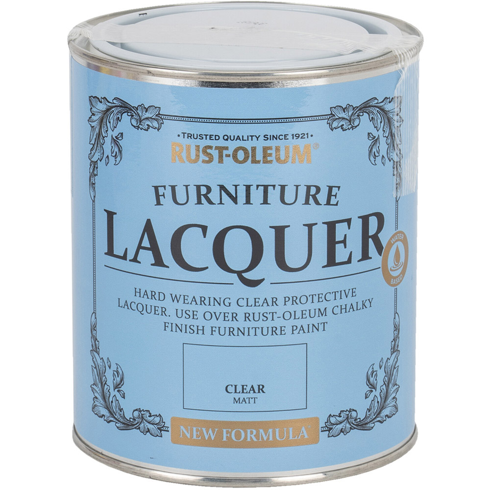Rust-Oleum Clear Furniture Lacquer Paint 125ml Image 2