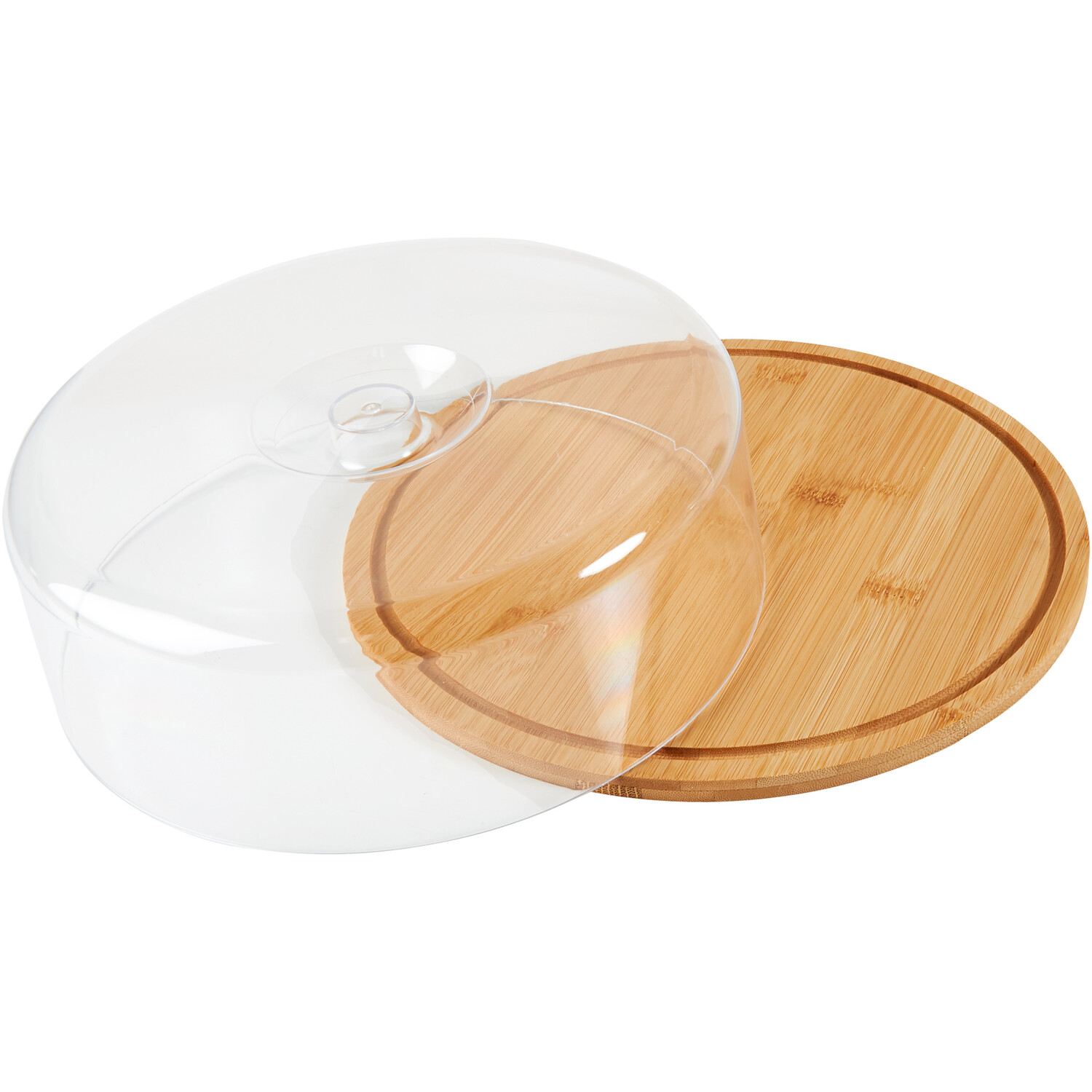 Bread Box with Bamboo Cutting Board - Natural Image 2