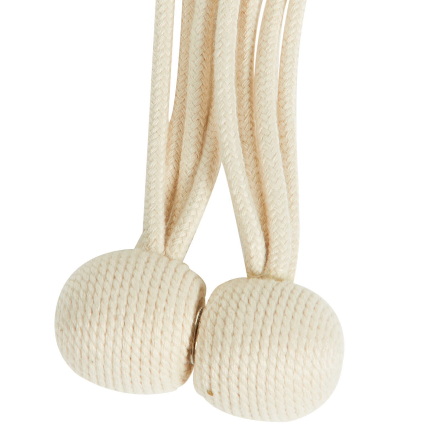 Ball Magnet Tieback - Natural Image 4