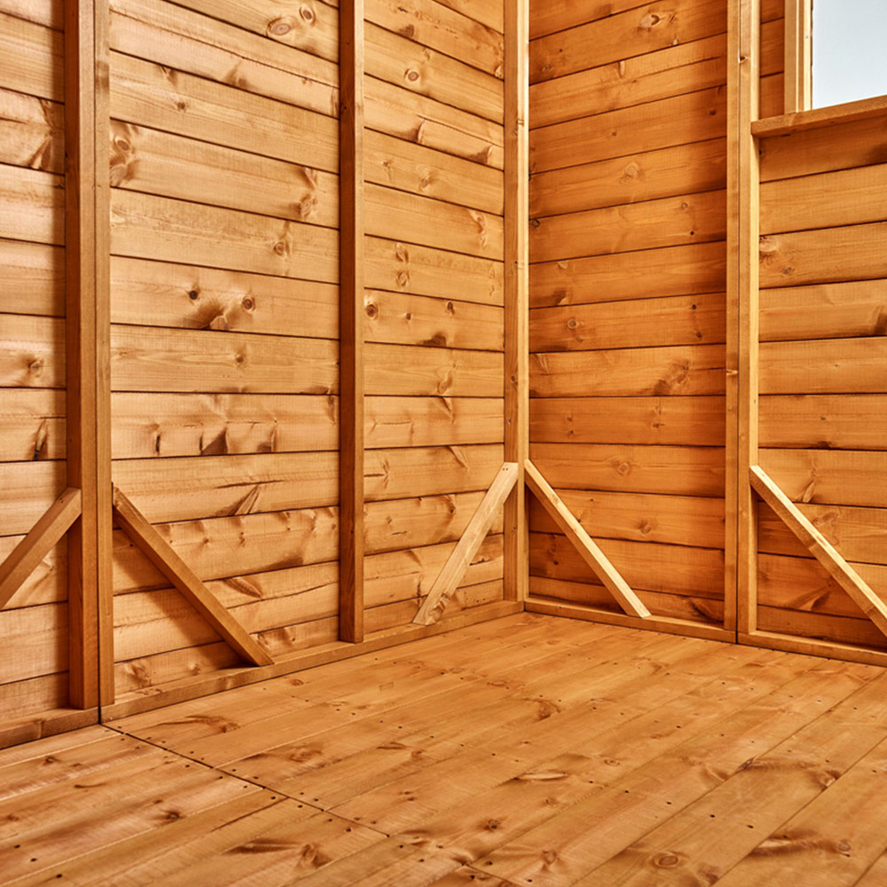 Power Sheds 16 x 8ft Pent Wooden Shed Image 6