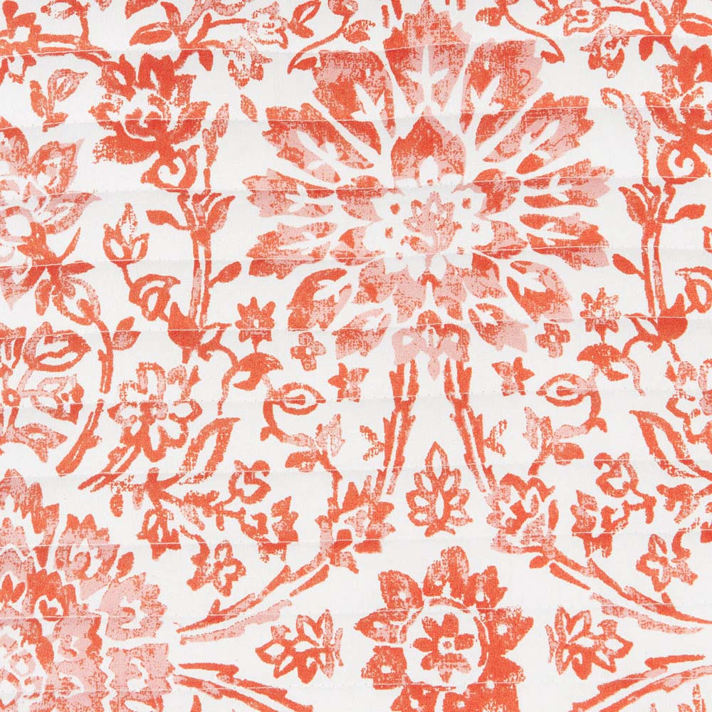 Asiah Printed Bedspread White and Rust Image 3