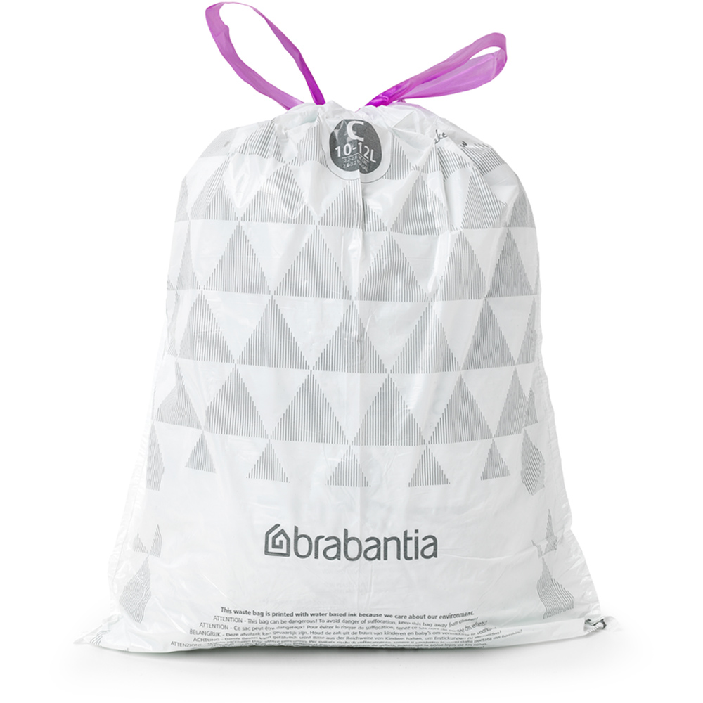Brabantia White Refuse Sacks 12L 20 Pack Image 2