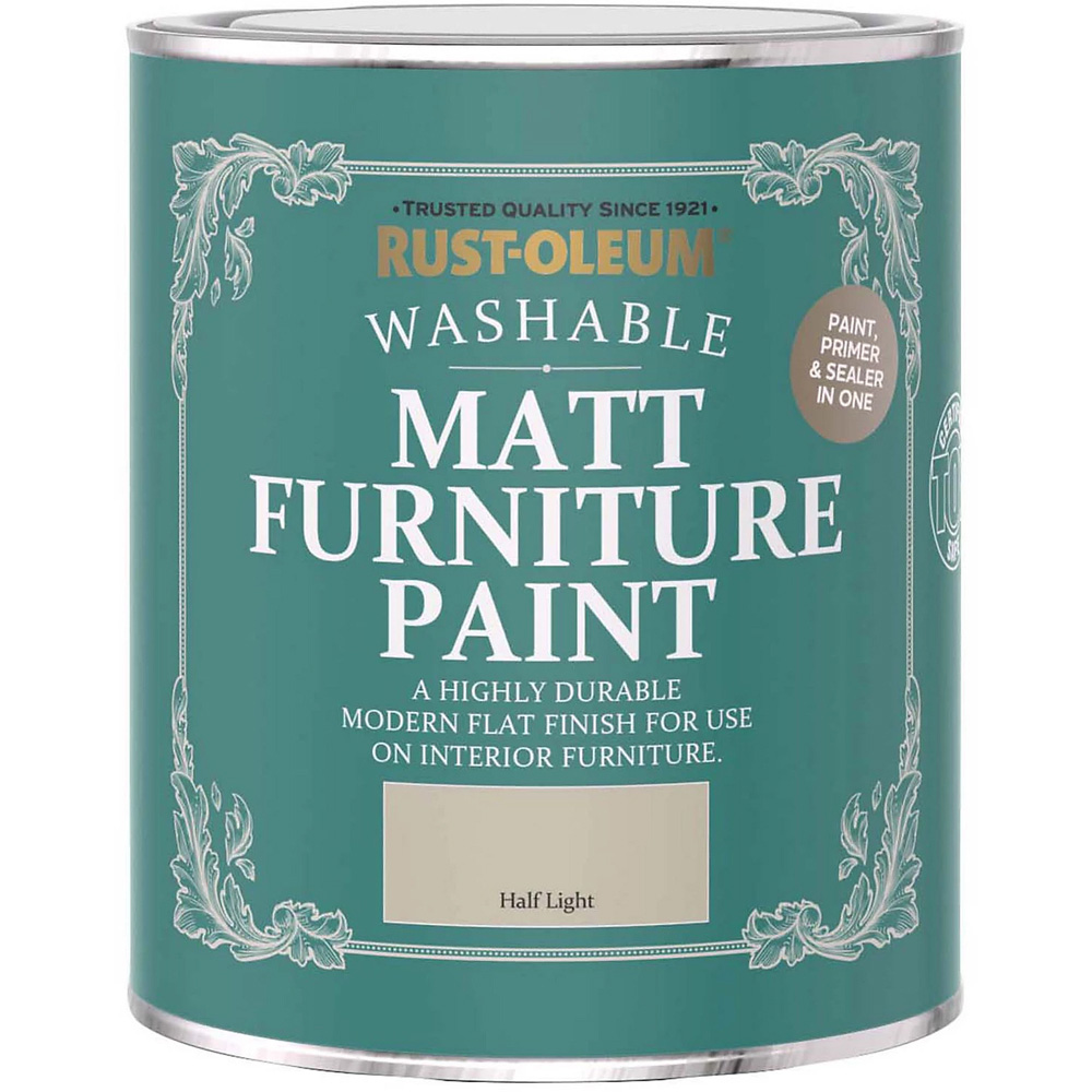 Rust-Oleum Half Light Matt Furniture Paint 750ml Image 2