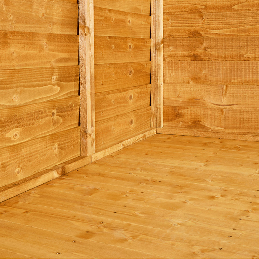 Power Sheds 8 x 6ft Overlap Apex Wooden Shed Image 4