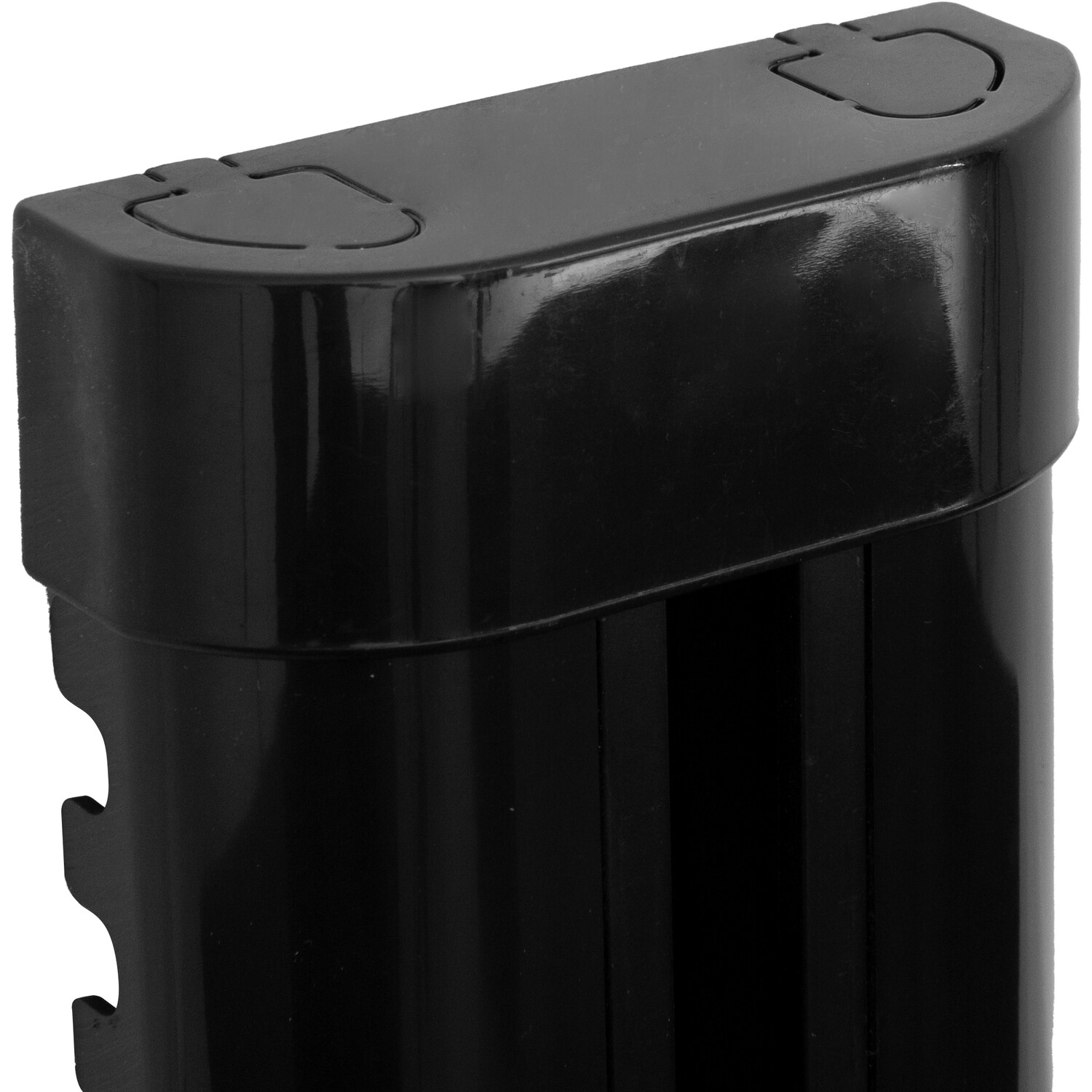 AVF Black Glass Console Wall Shelf - Black Image 2