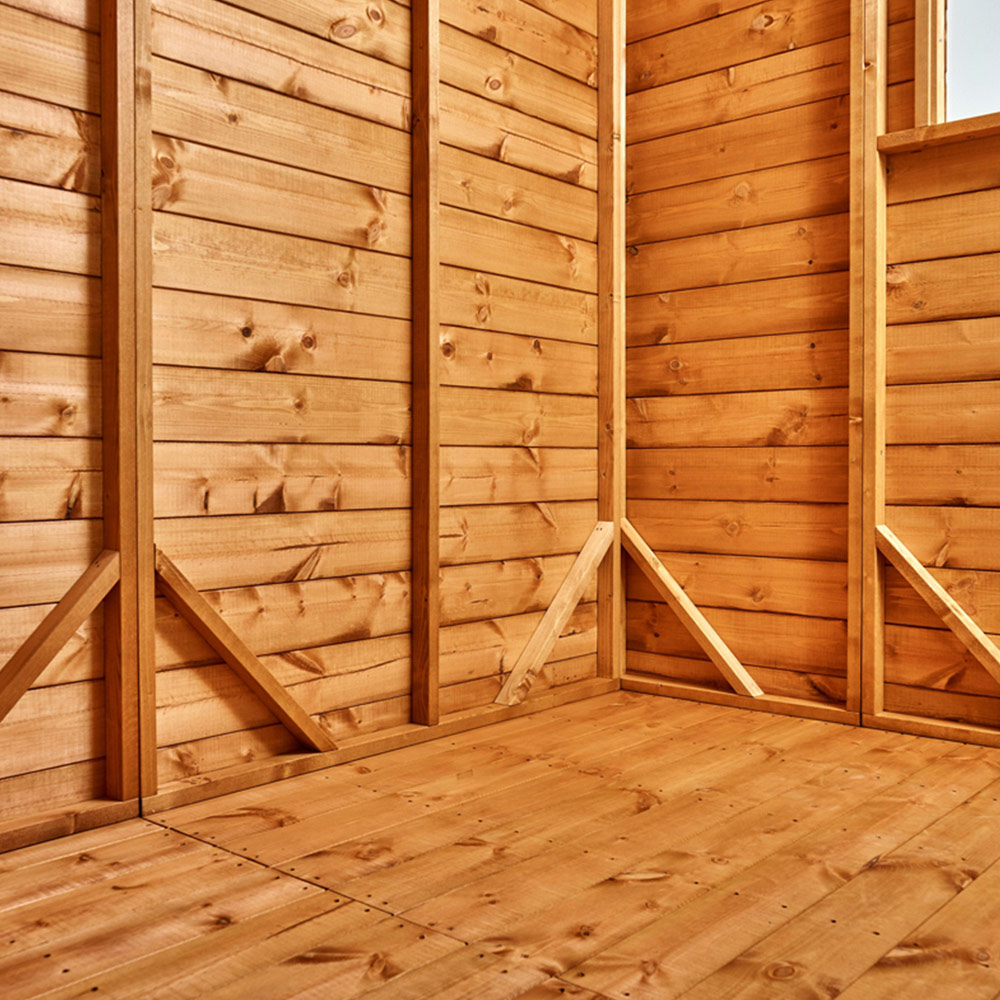 Power Sheds 6 x 4ft Pent Wooden Shed Image 6