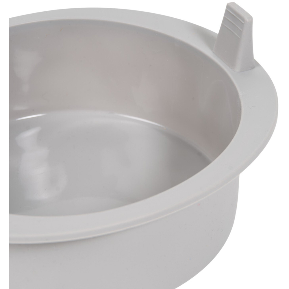 Silicone Air Fryer Cake Mould Grey Round Image 4
