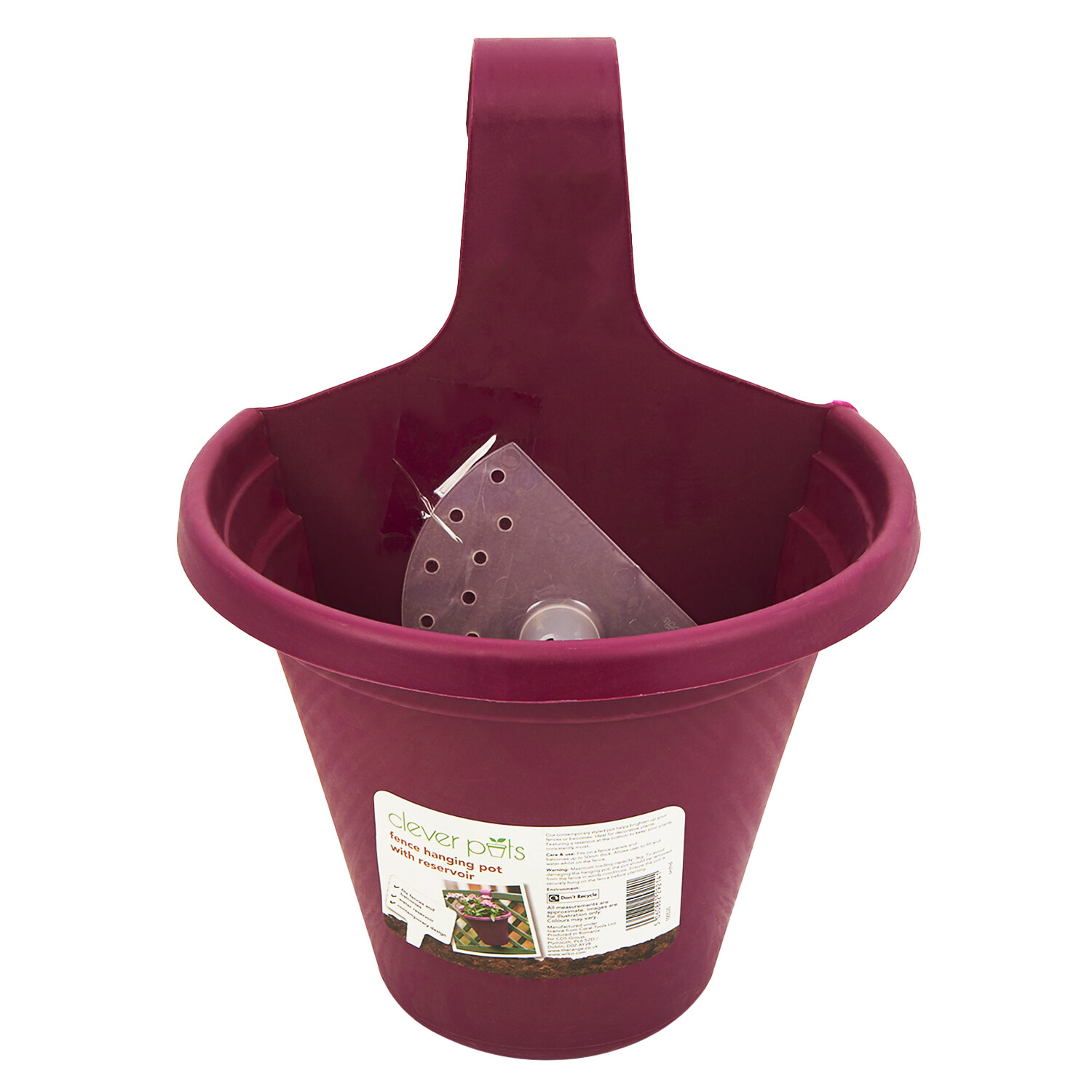 Clever Pots Hang Pot With Reservoir Orch Image 3
