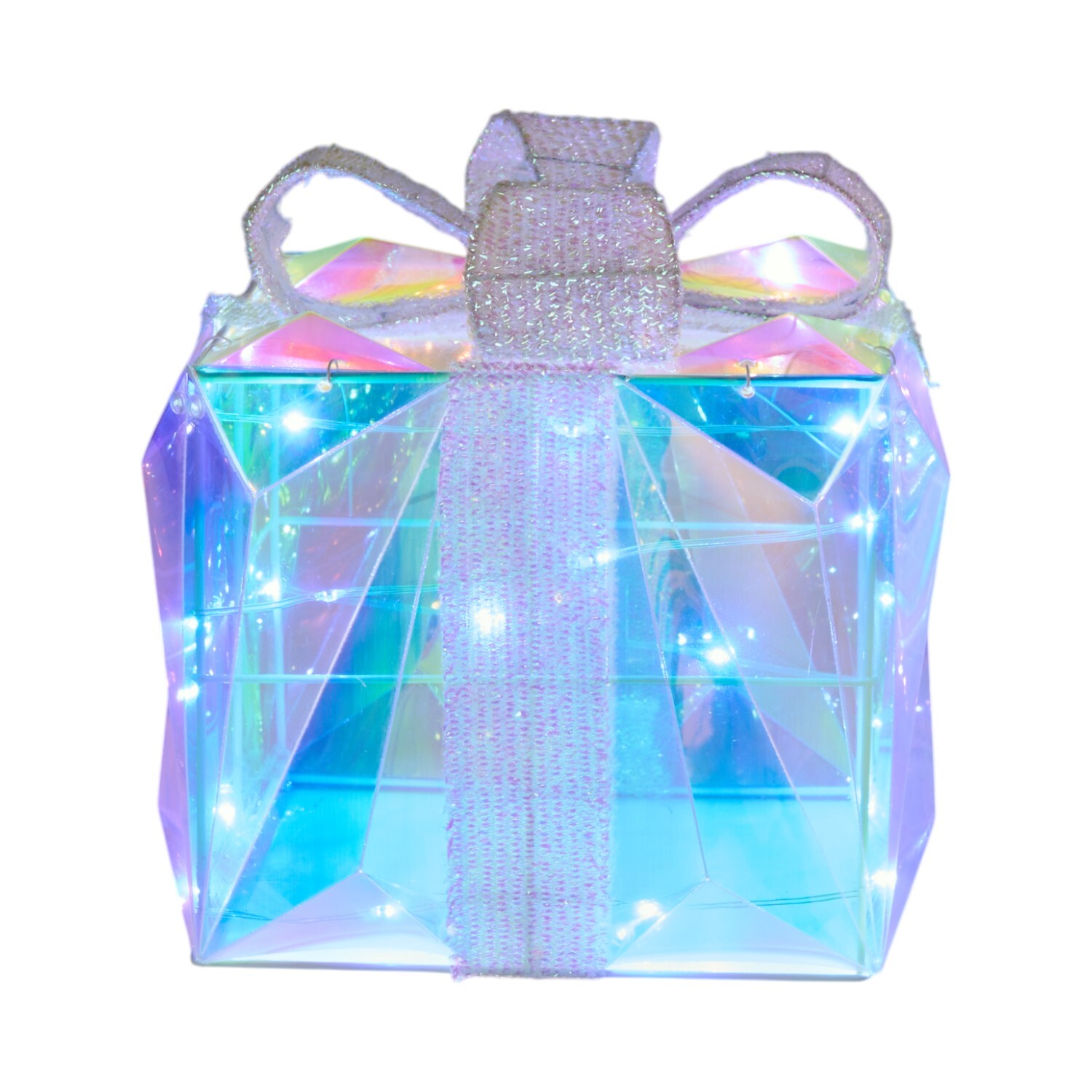 Set of 3 LED Iridescent Presents Image 7