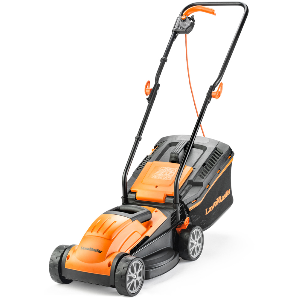 LawnMaster M2EB1232M 1200W 32cm Electric Lawn Mower with Rear Roller Image 1