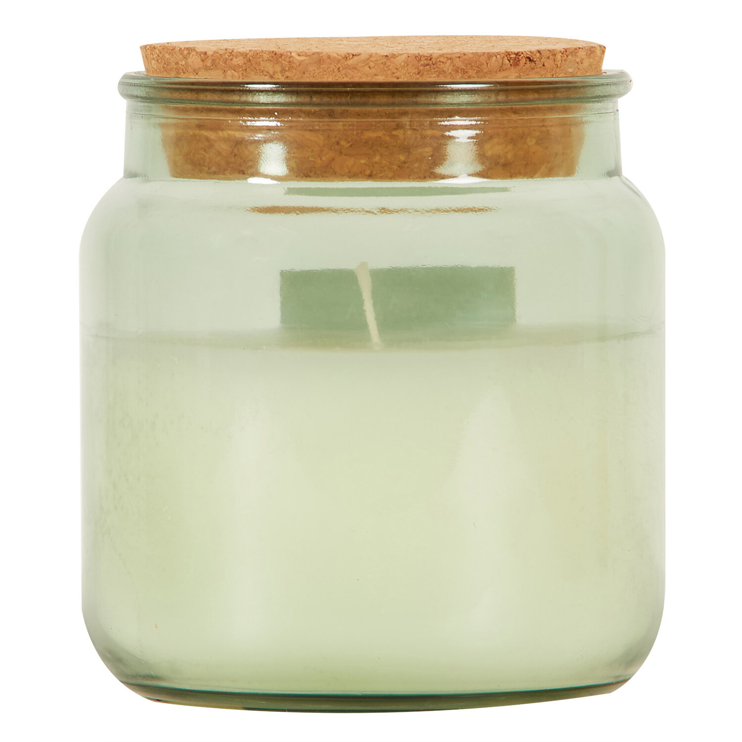 Lime, Basil and Mandarin Cork Candle - Multicolour Image 3