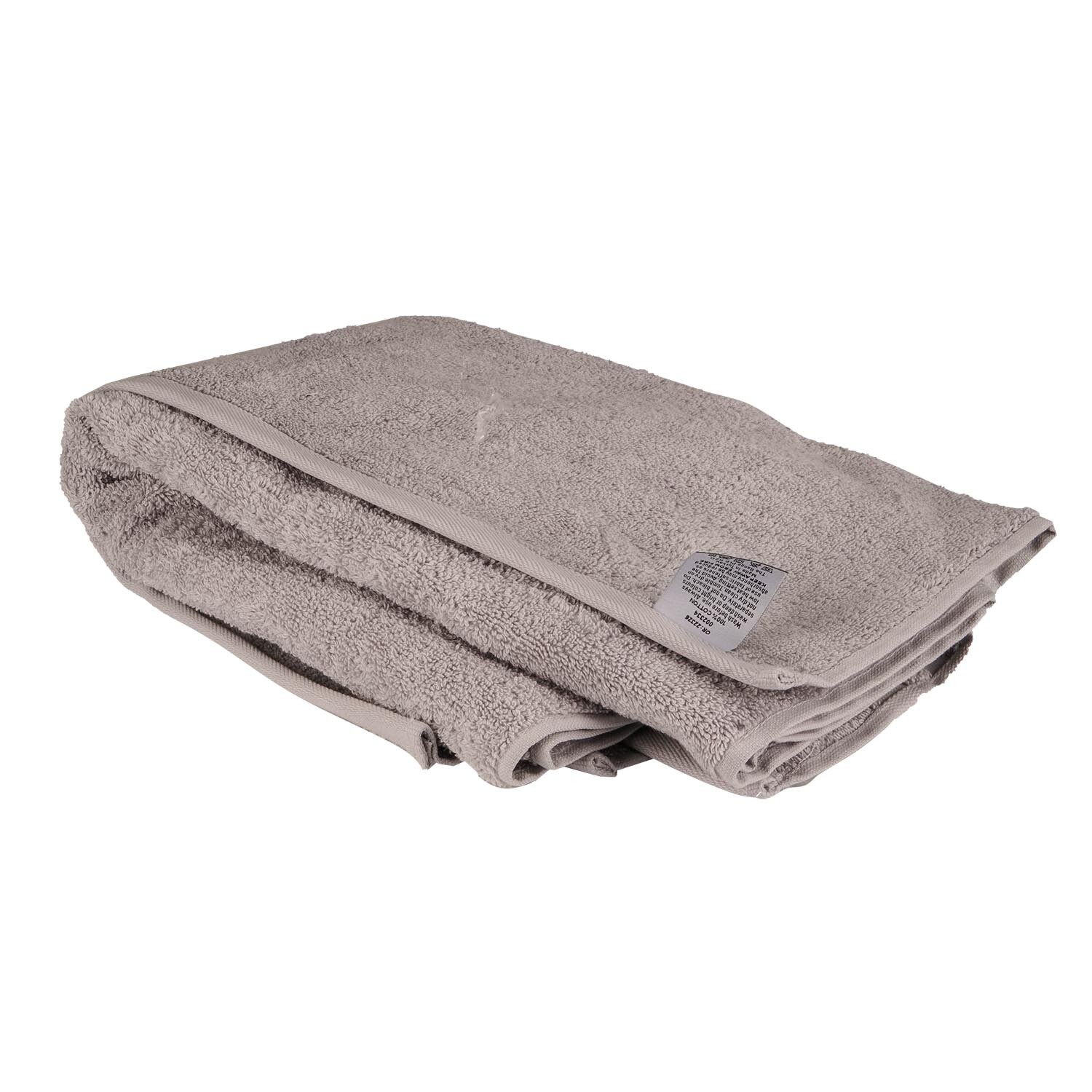 Divante Turkish Cotton Grey Hand Towel Image 2