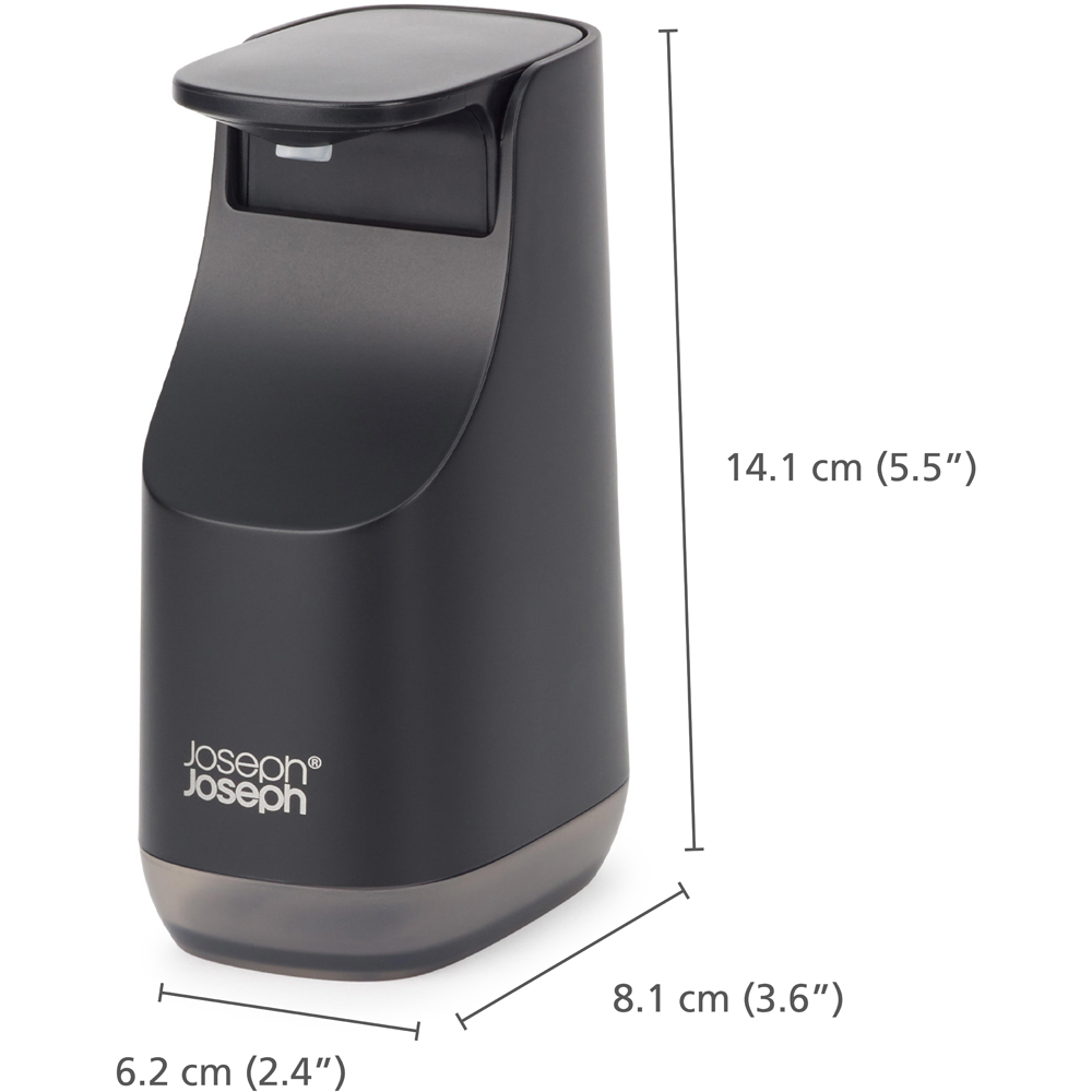 Joseph Joseph Slim Black Compact Soap Pump Image 9