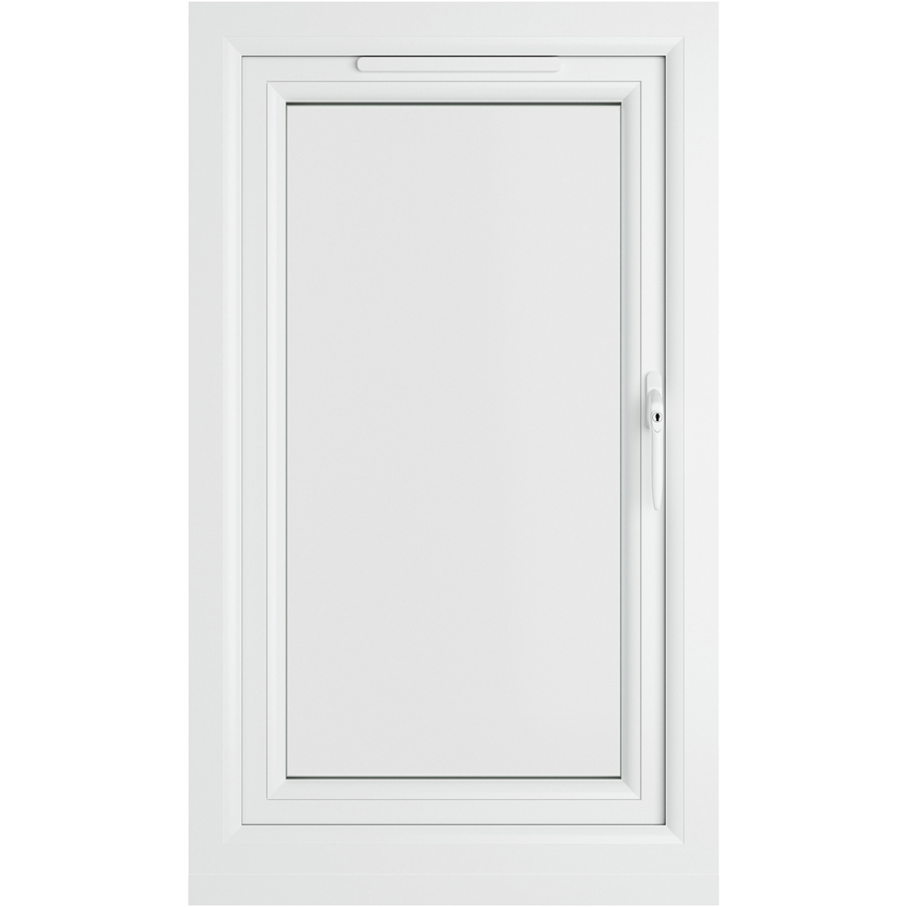 Crystal Black and White RH Side Hung Clear Double Glazed Window 610 x 1040mm Image 3