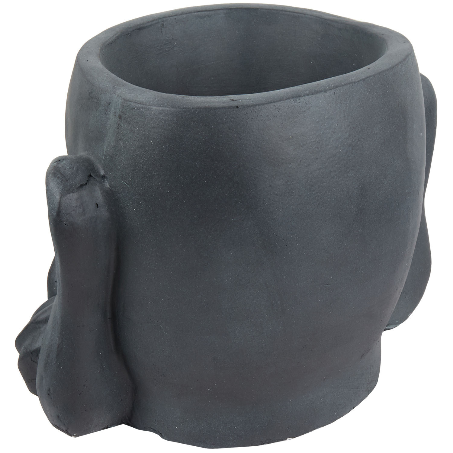 Buddha No Speak Head Planter - Black Image 3