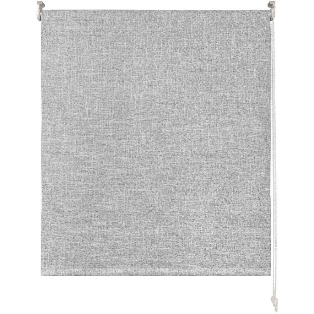 Textured Blackout Roller Blind Cloud 90cm Image 2