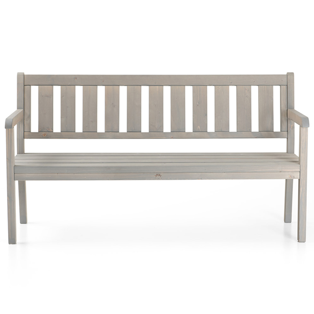 AMATA Ungurs 3 Seater Grey Straight Bench Image 3