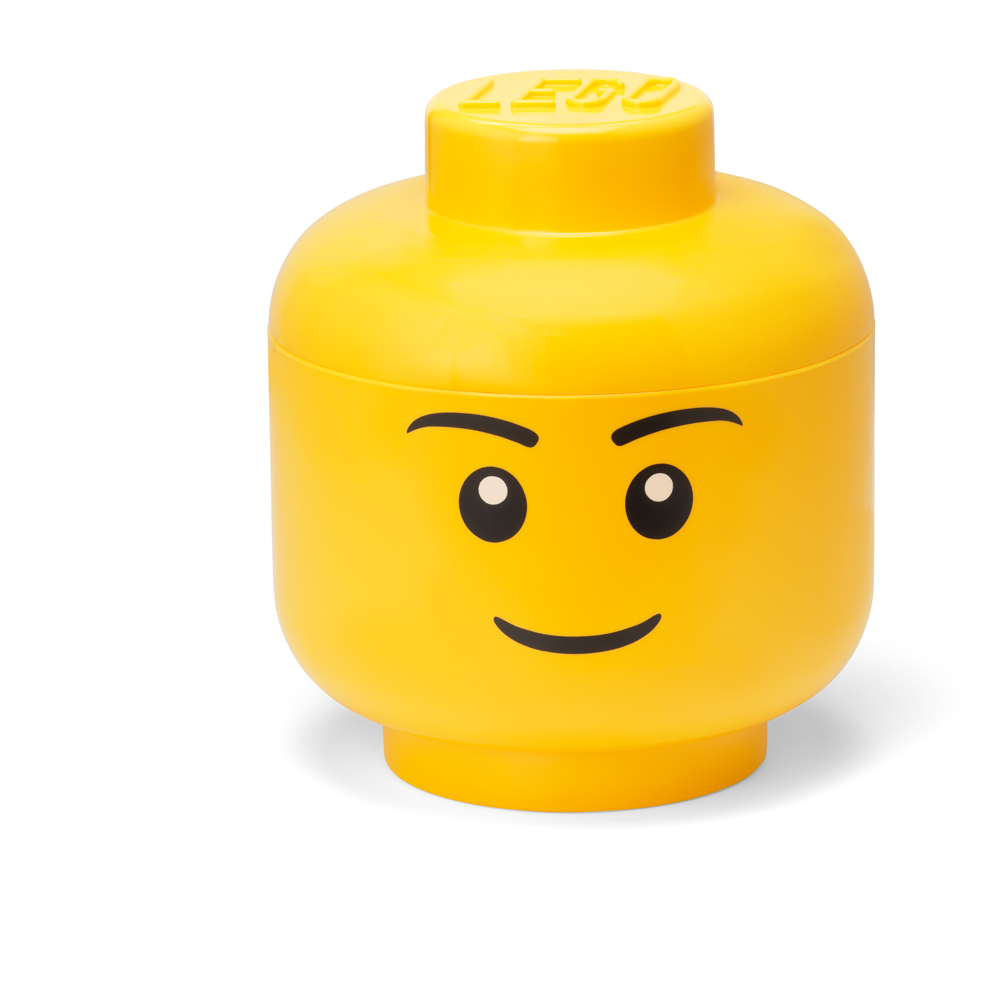 LEGO Set of 2 Boy Face Storage Head Image 5